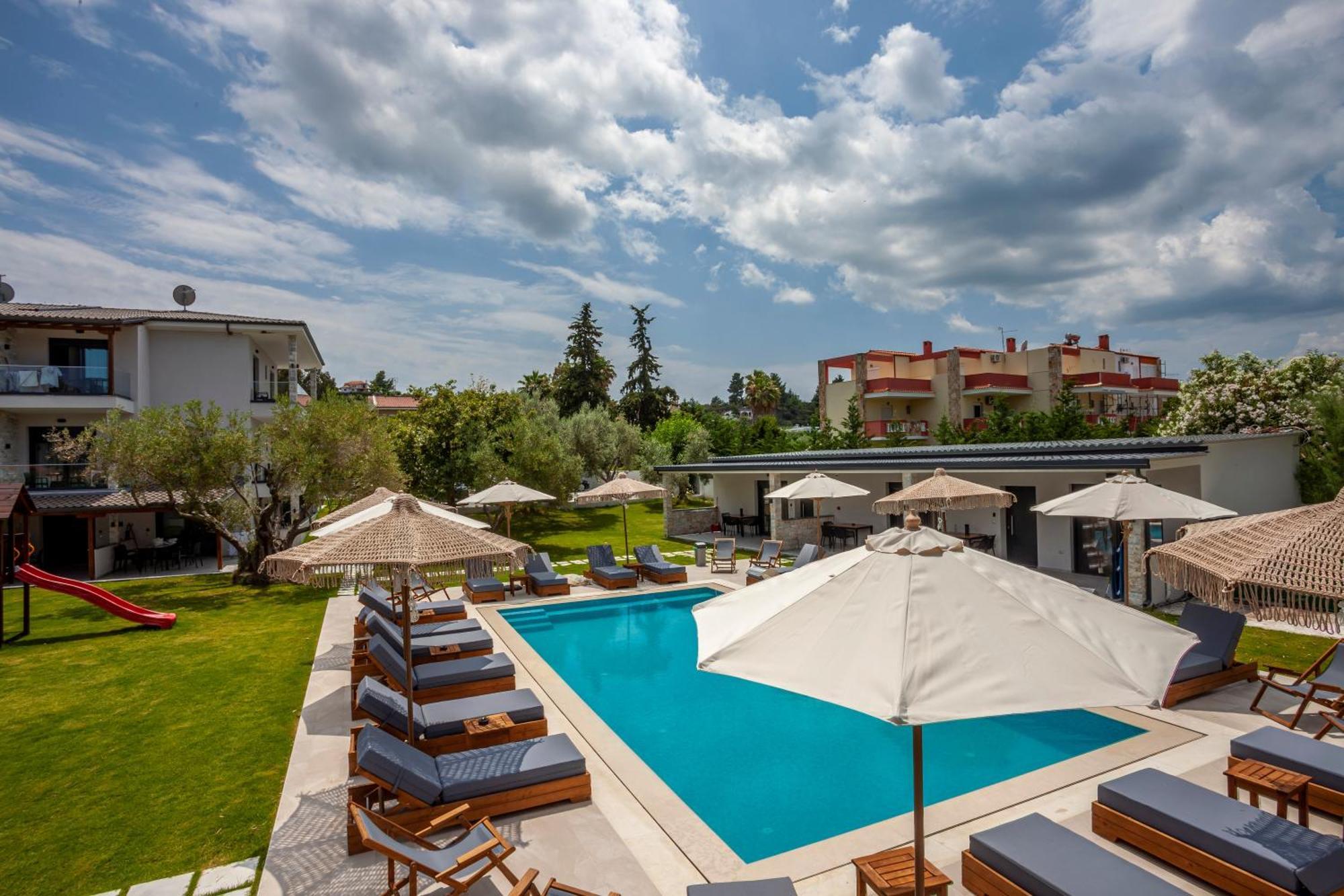 Olia Seaside Residence 120M From The Beach Pefkochori Exteriér fotografie
